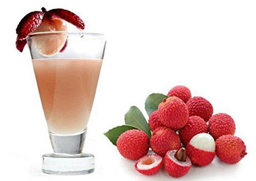 lychee and lychee juice