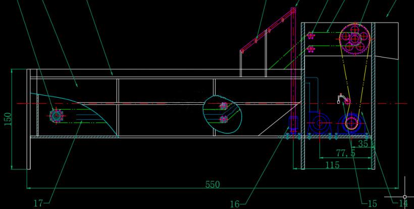 fruit bubble washing machine design drawing