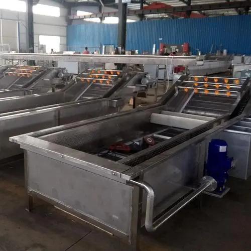 fruit bubble washing machine in factory