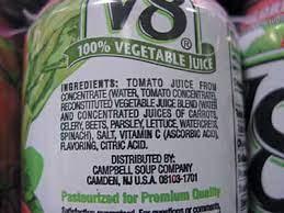 fruit juice ingredients list