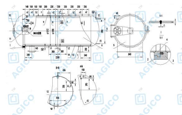 sterilizing kettle design drawing